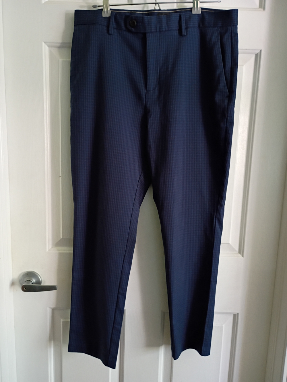 Men's Navy Dress Pants - Classic Tailored Fit